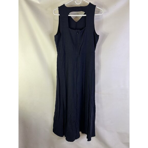 New Talbots Open Back Jersey Knit Sun Dress Flowy Coastal - Picture 7 of 9